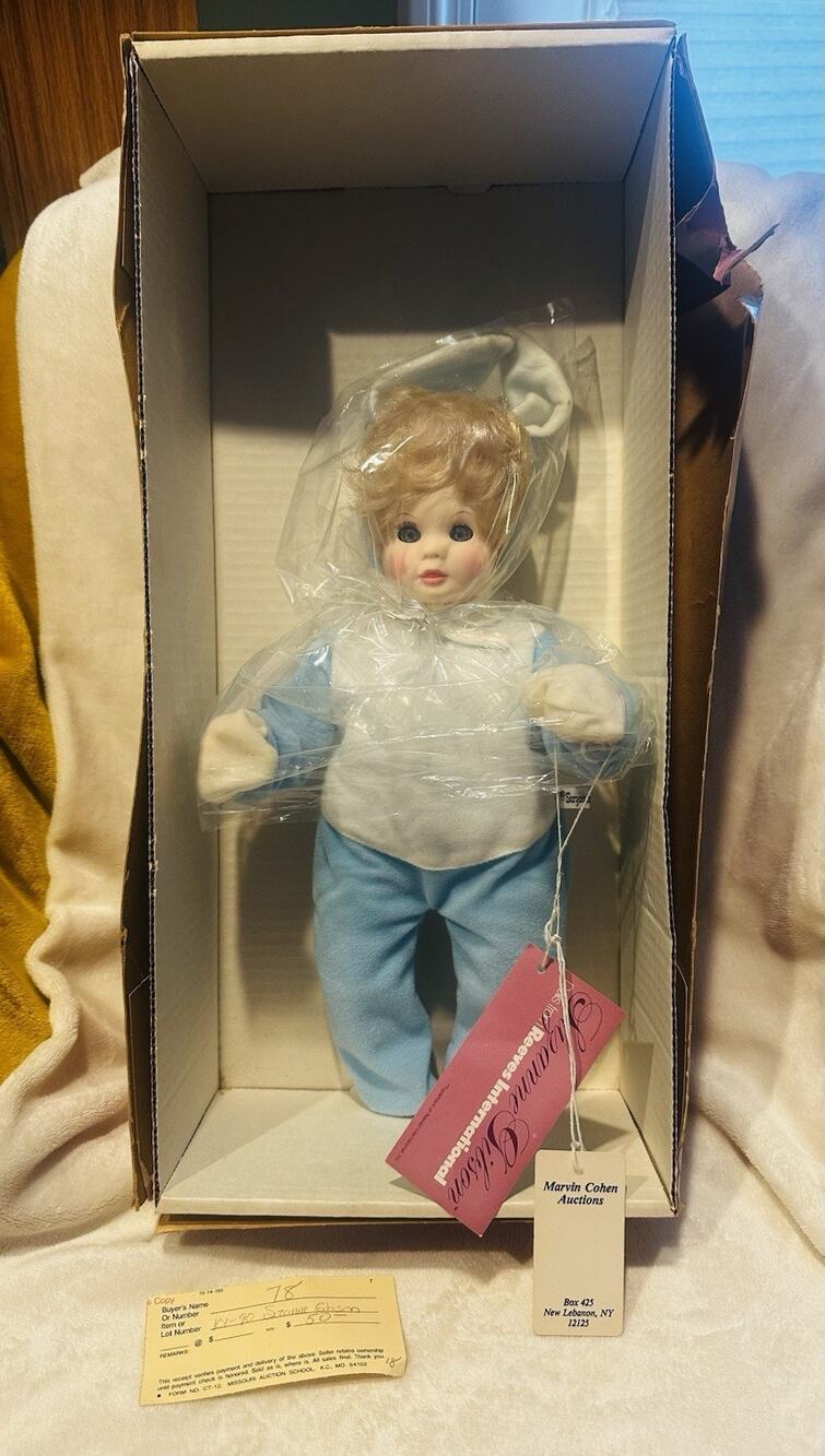 Suzzane Gibson Besty doll Collector Blue Bunny Ears 14842 Outfit NIB VTG Blonde